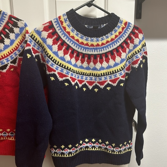 Lands End kids sweaters and matching dog sweater - Picture 2 of 11